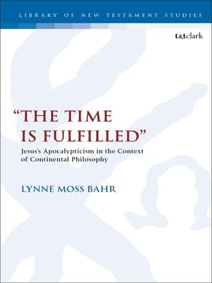 cover image of "The Time Is Fulfilled"
